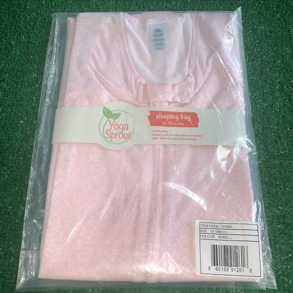 Yoga Sprout Safe Sleep Wearable Sleep Bag Sack 12 18 months Cotton.